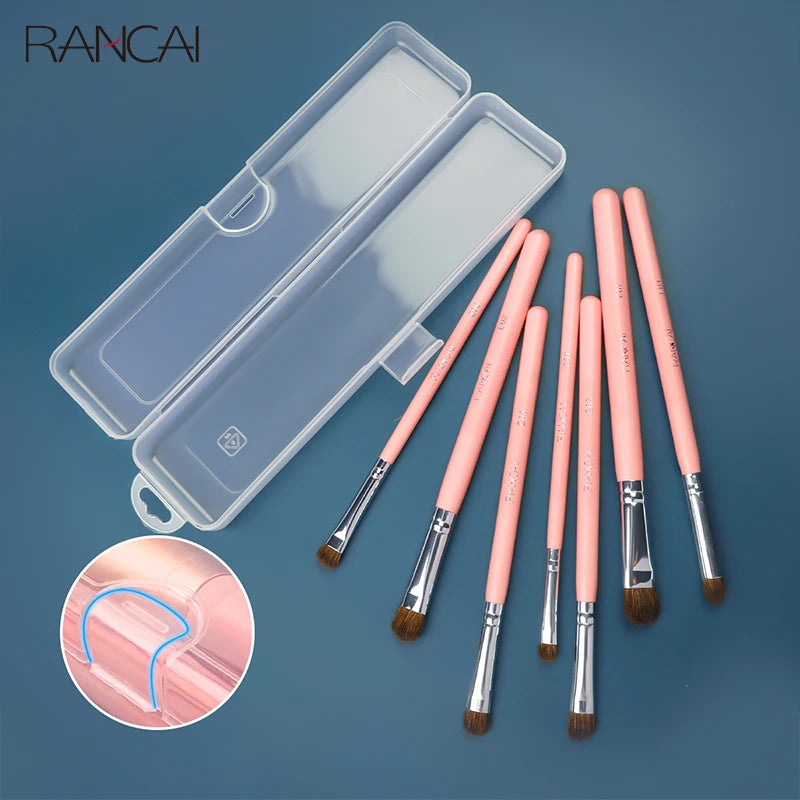 Portable Makeup Brush Storage Box