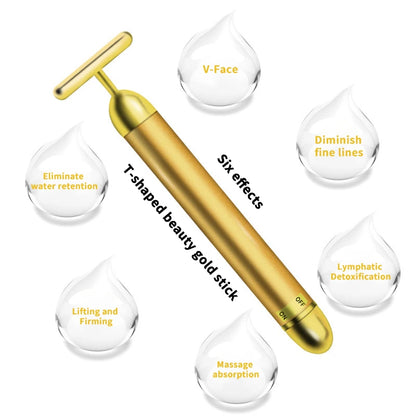 24k Gold Face Lift Bar Massager Roller