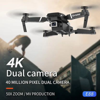 Professional E88 4k wide-angle Drone