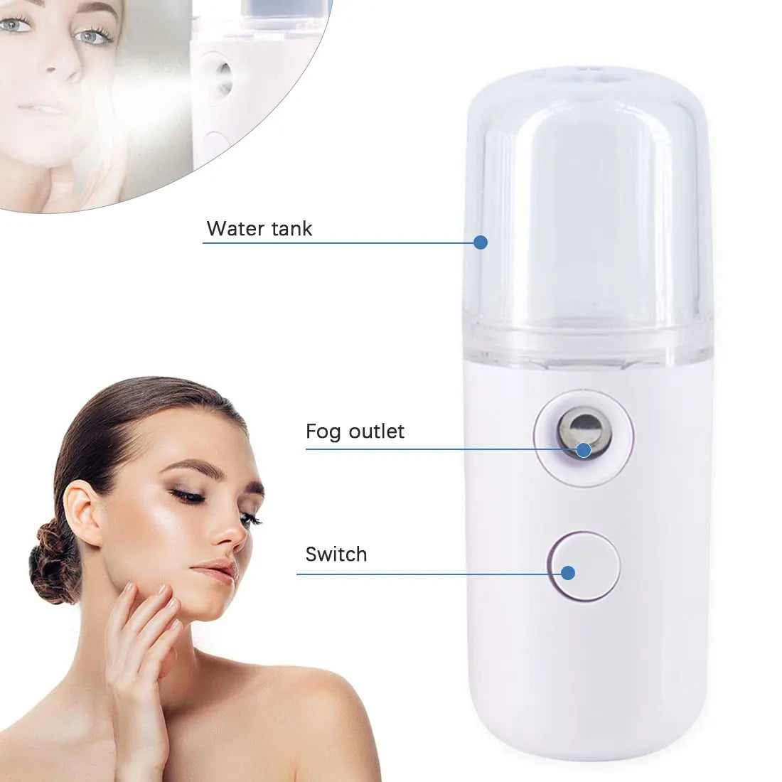 Mini Facial Steamer  Skin Care Tool