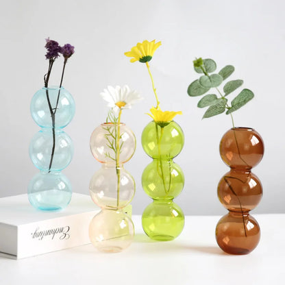 Nordic Glass Vase Home Decor