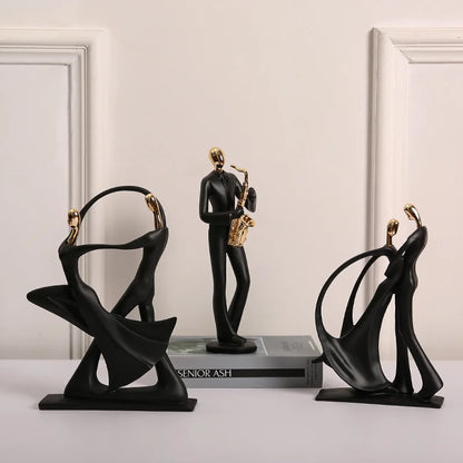 Resin Band Abstract Figure Home Decoration