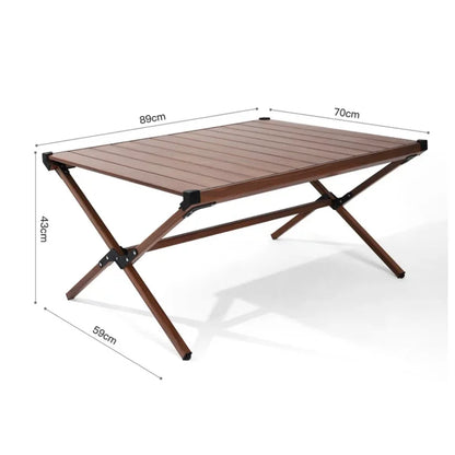 Ozark Trail Aluminum Roll-Top Camping Table